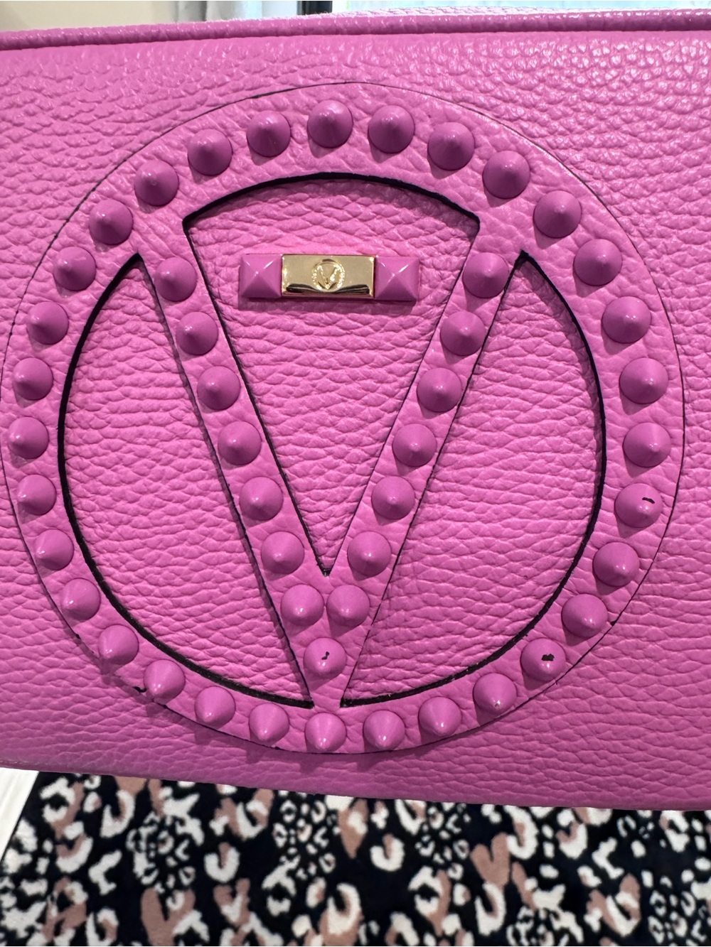 Valentino by Mario Valentino Mia Studded Crossbody Bag - Picture 13 of 16